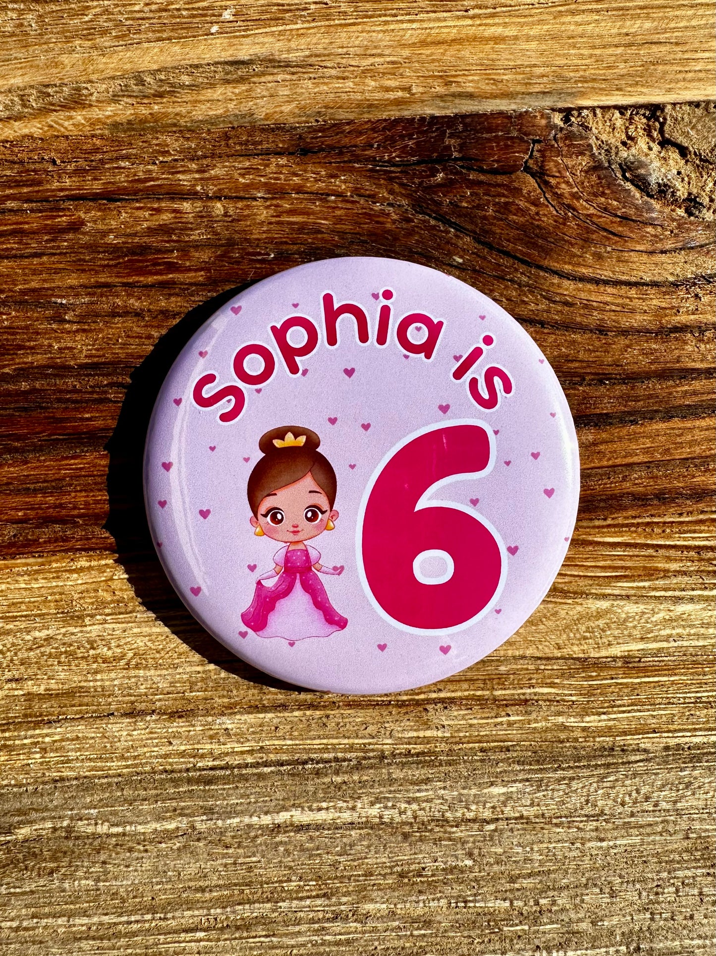 Princess Magic Birthday Badge