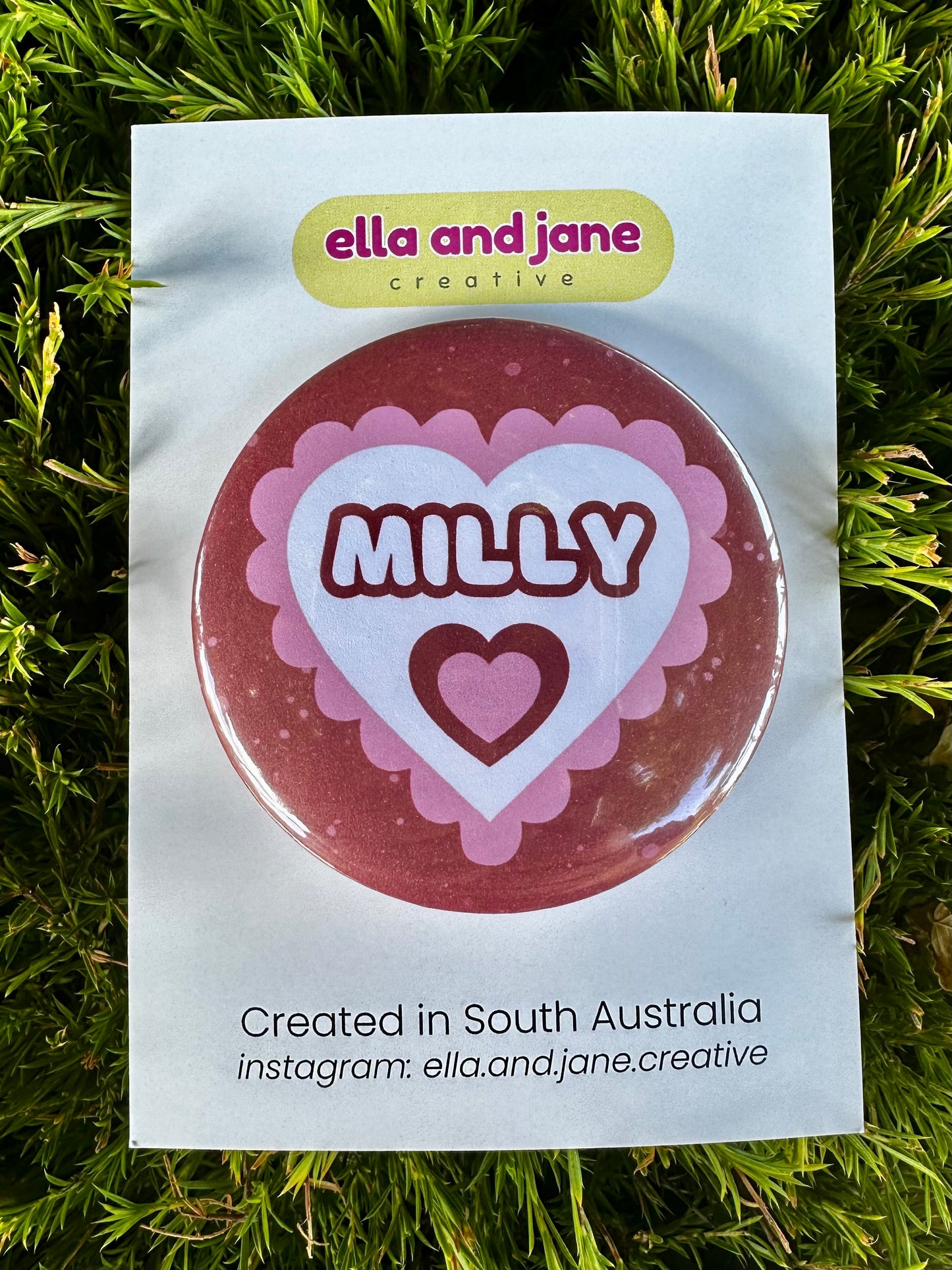 Personalised Girly Fun Pocket Mirror