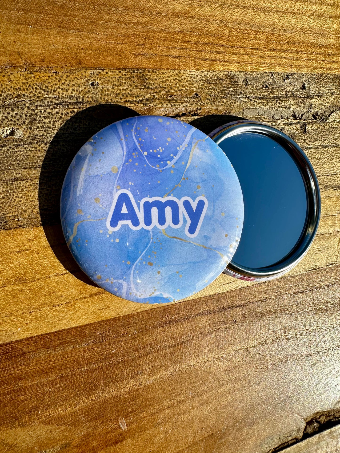 Personalised Abstract Pocket Mirror