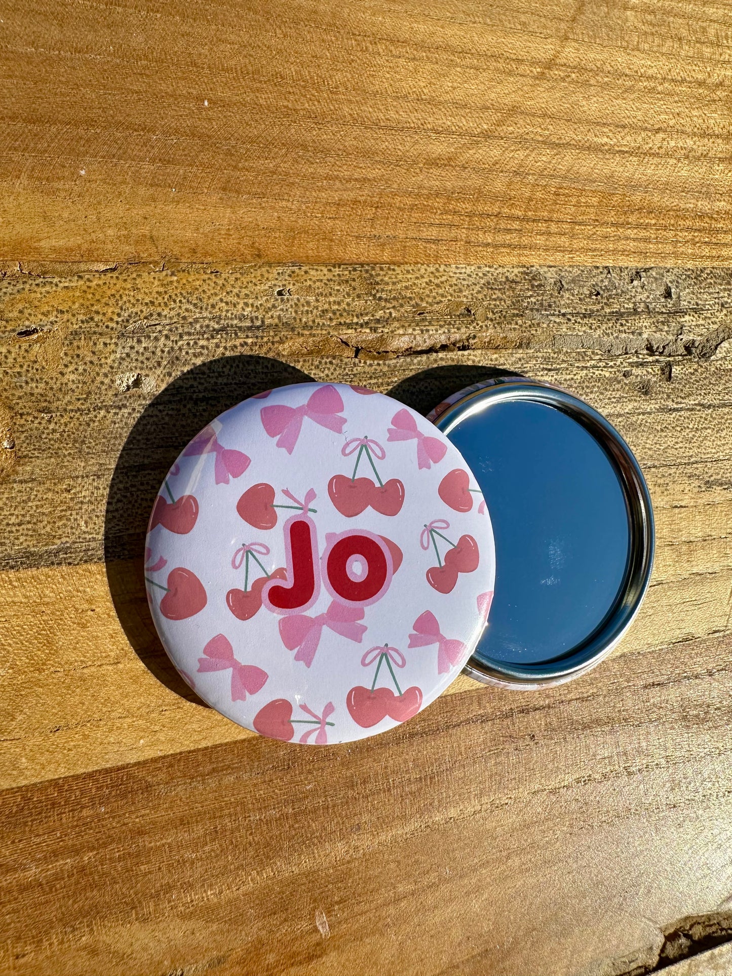 Personalised Girly Fun Pocket Mirror