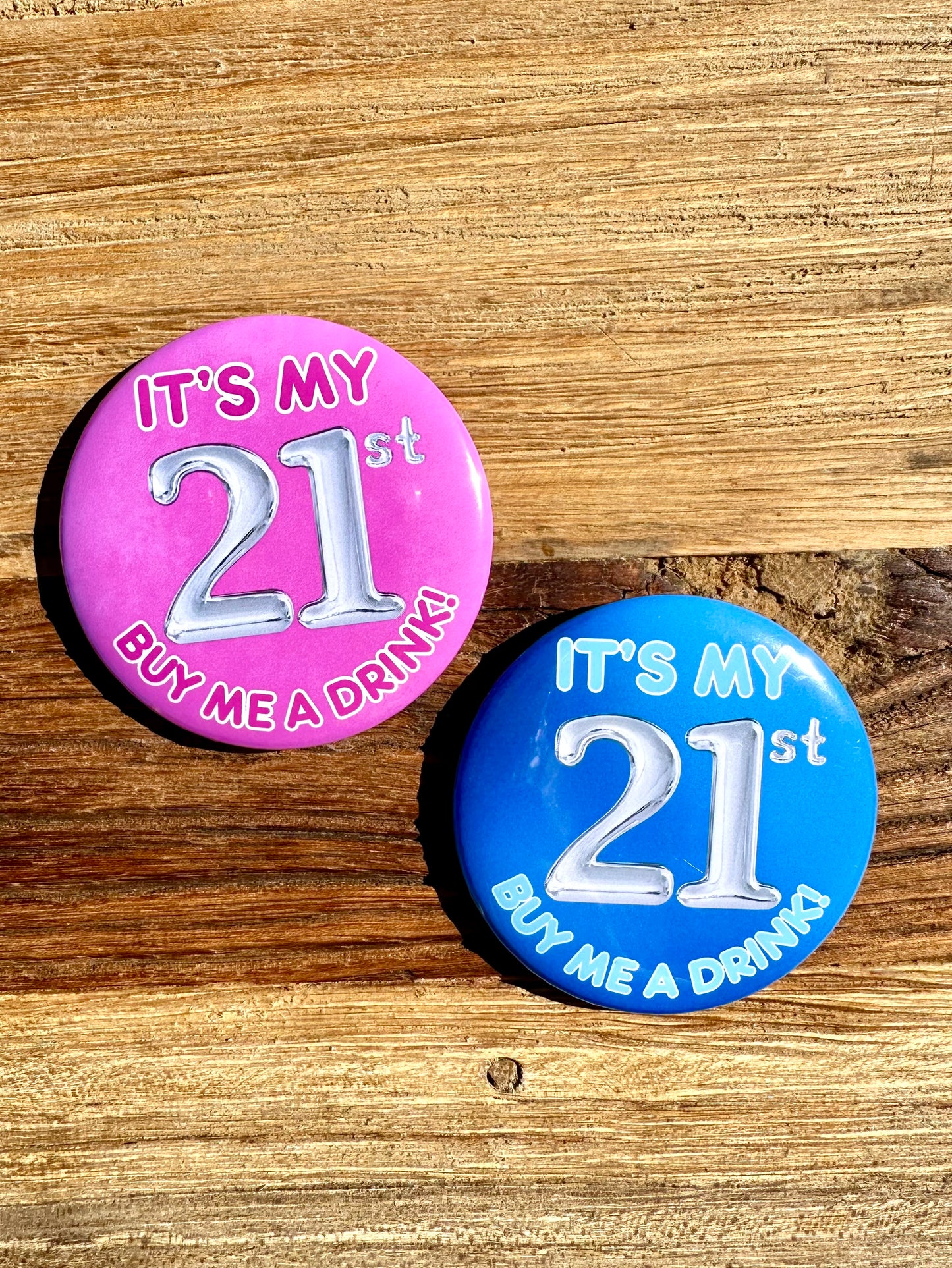 Buy Me A Drink Birthday Badge