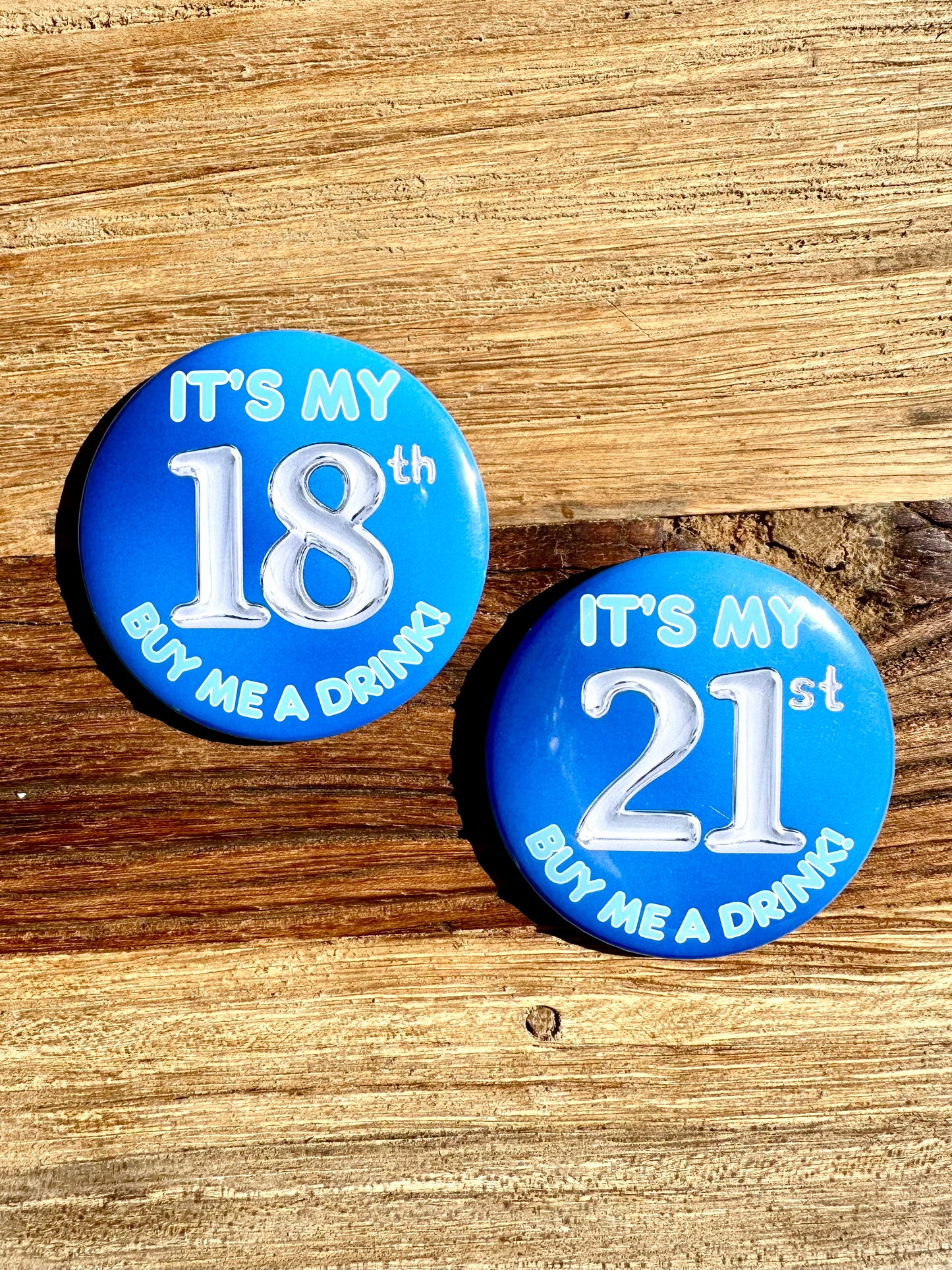 Buy Me A Drink Birthday Badge