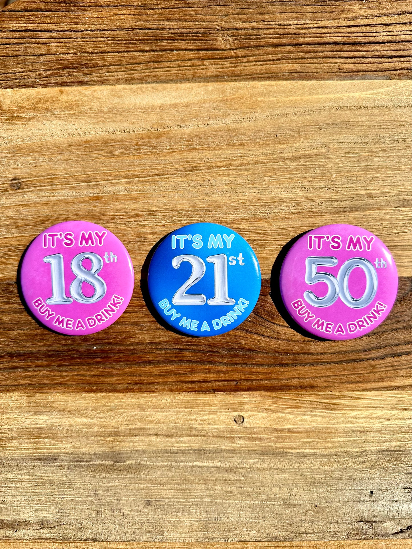 Buy Me A Drink Birthday Badge