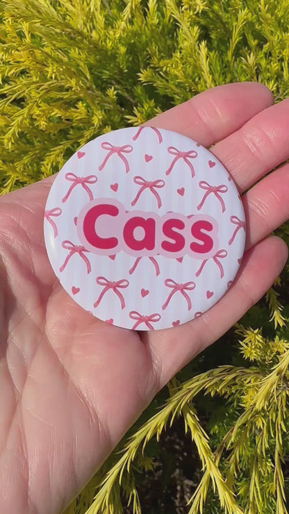 Personalised Girls Pocket Mirror